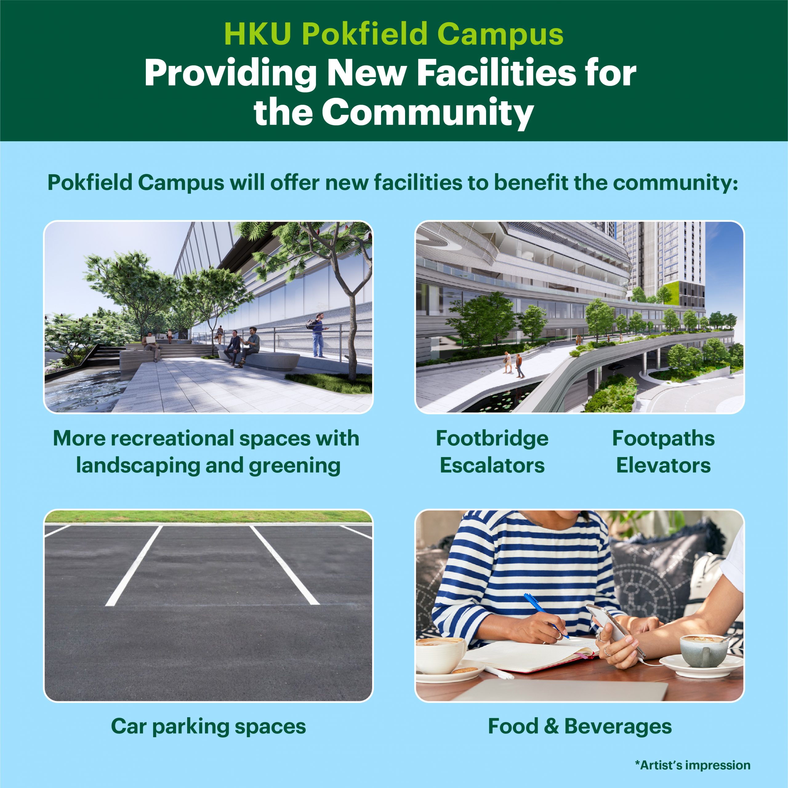 providing new facilities for the community