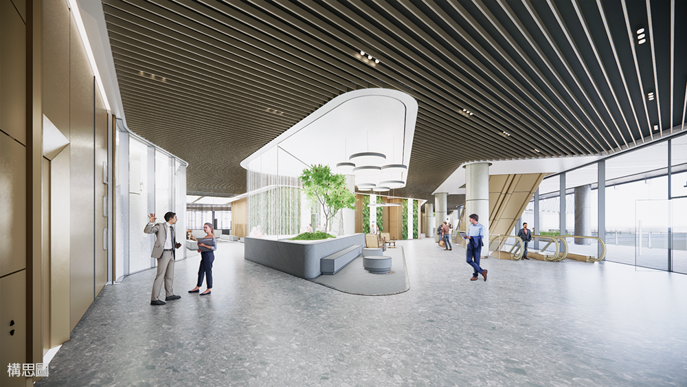 spacious and green common areas encouraging academic exchange