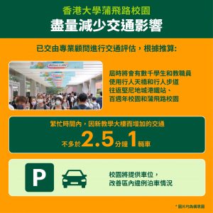 盡量減少交通影響